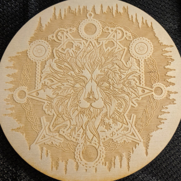 Crystal Grid-Lion Wisdom-6 Inch