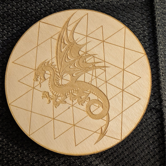 Crystal Grid-Dragon Wisdom-4 Inch