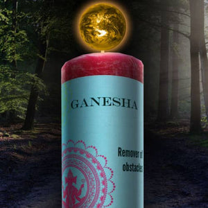 World Magic Candle-Ganesha