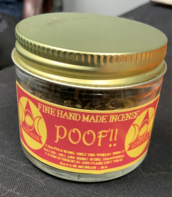 Poof! Jar incense